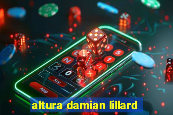 altura damian lillard